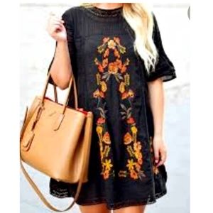 Free People Victorian mini dress